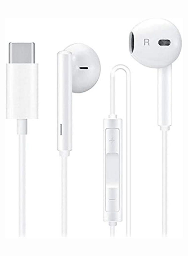 Huawei eKit Huawei CM33 In-Ear Wired Headphones with Mic White - Image 2