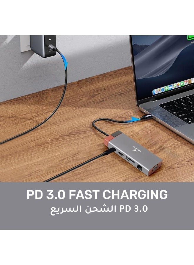 10 IN 1 MULTIFUNCTIONAL USB C HUB DOCKING STATION - Image 1