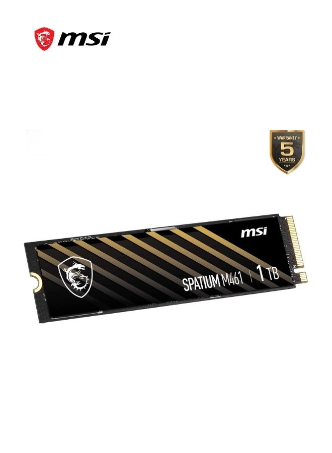 MSI SPATIUM M461 PCIe 4.0 NVMe M.2 1TB Internal SSD PCIe Gen4 NVMe for Laptop,Desktop, Gaming 1 TB - Image 3