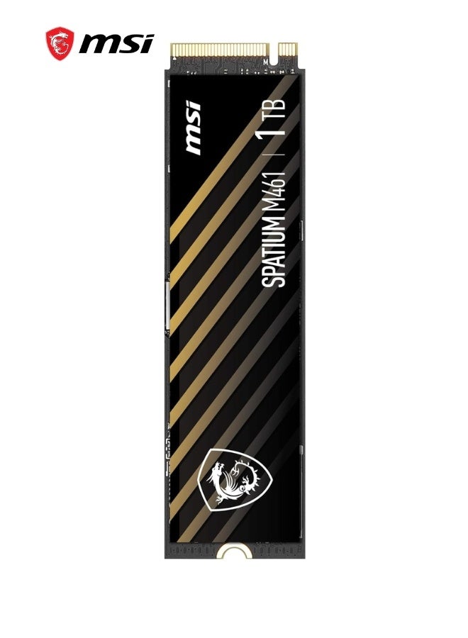 MSI SPATIUM M461 PCIe 4.0 NVMe M.2 1TB Internal SSD PCIe Gen4 NVMe for Laptop,Desktop, Gaming 1 TB - Image 2