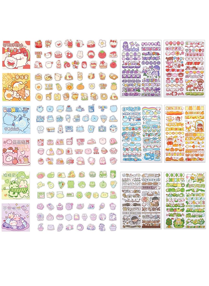 Generic Cartoon Rabbits Decoration Stickers for Scrapbook Planners Gift Packing Scrapbooking Album Planner Journal Arts DIY Craft  - Image 1