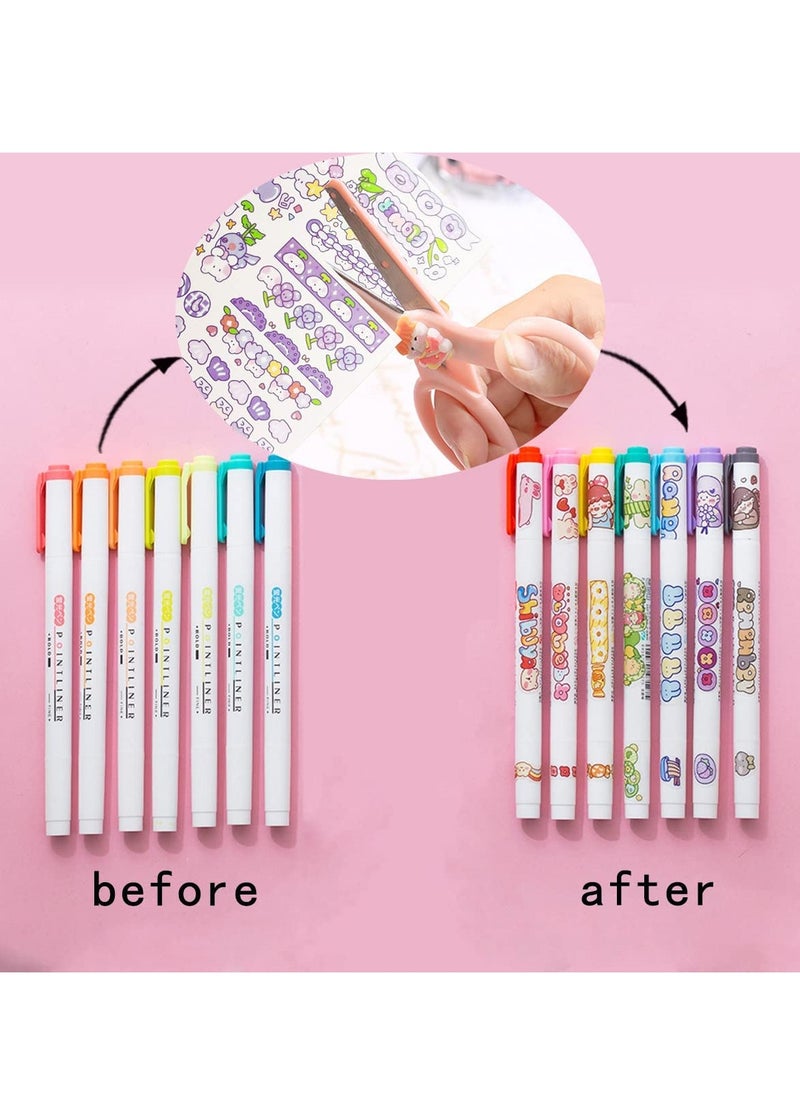 Generic Cartoon Rabbits Decoration Stickers for Scrapbook Planners Gift Packing Scrapbooking Album Planner Journal Arts DIY Craft  - Image 5