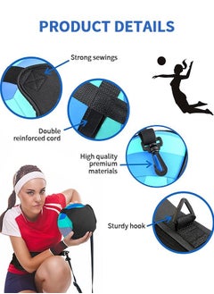 GROIC Volleyball Spike Trainer, Adjustable Volleyball Training Equipment Aid, Volleyball Spike Training System Improves Serving, Jumping, Arm Swing Mechanics and Spiking Power  - Image 2