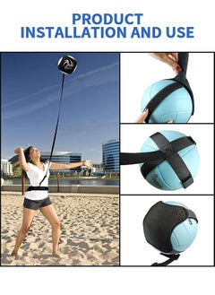 GROIC Volleyball Spike Trainer, Adjustable Volleyball Training Equipment Aid, Volleyball Spike Training System Improves Serving, Jumping, Arm Swing Mechanics and Spiking Power  - Image 5