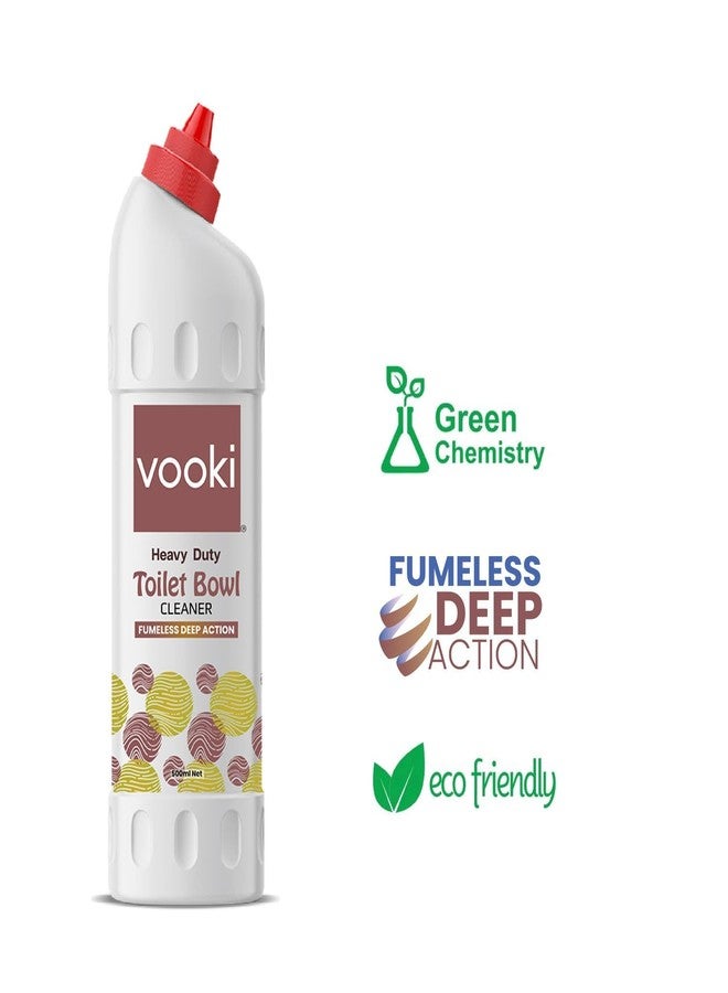 Vooki Heavy Duty Toilet Bowl Cleaner Fumeless Deep Action liquid, Home and Commercial Use - 500 ml (Pack of 1) - Image 4
