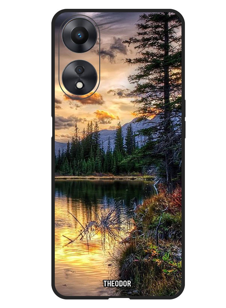 Theodor Protective Case Anti Scratch Shock Proof Bumper Cover For Oppo F23 5G Nature - Image 1