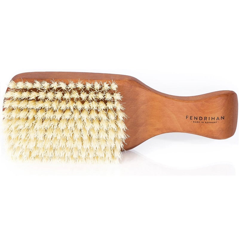Fendrihan Genuine 100 Pure Boar Mens Hair Brush with Pearwood Handle and Soft Light Bristles MADE IN GERMANY 67 Inches