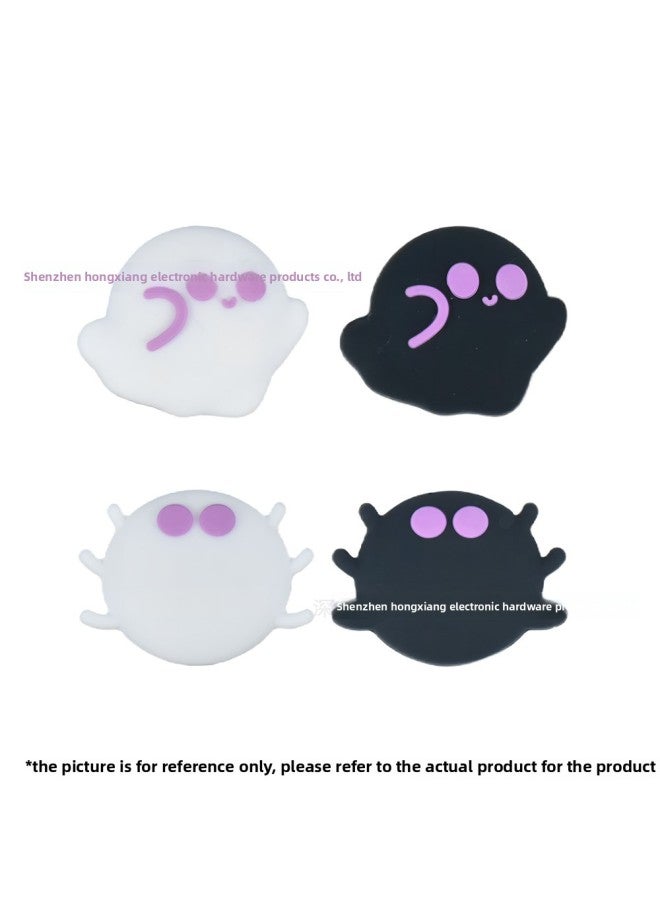 Little Ghost Spider Rocker Cap Suitable For Nintendo Switch Handle Rocker Silicone Protective Cover-Product Color:Set 1 Packaging Is Non-returnable And Non-exchangeable - Image 1