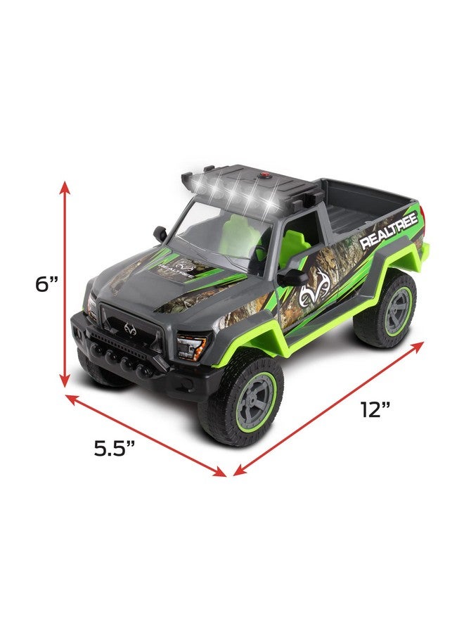 NKOK Realtree 1:18 Scale: Duck Hunting Playset - 6 Piece Friction Powered Lights & Sounds Truck, Realtree Camo, Duck Hunting #21722, Officially Licensed, for Kids Ages 3+ - Image 4