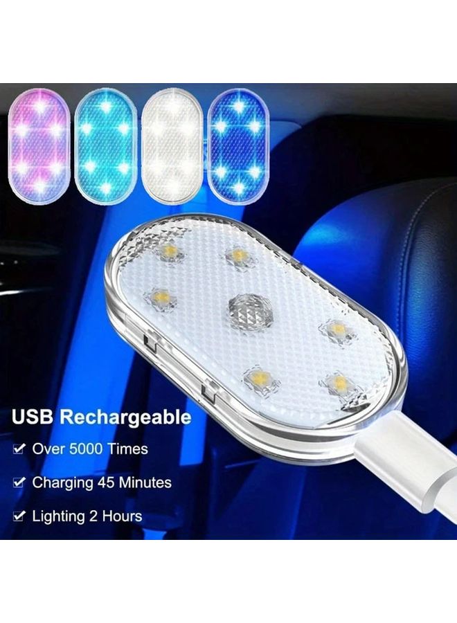 Pink Smart Sensor LED Lights USB Rechargeable Mini Lights For Home Decor - Image 2