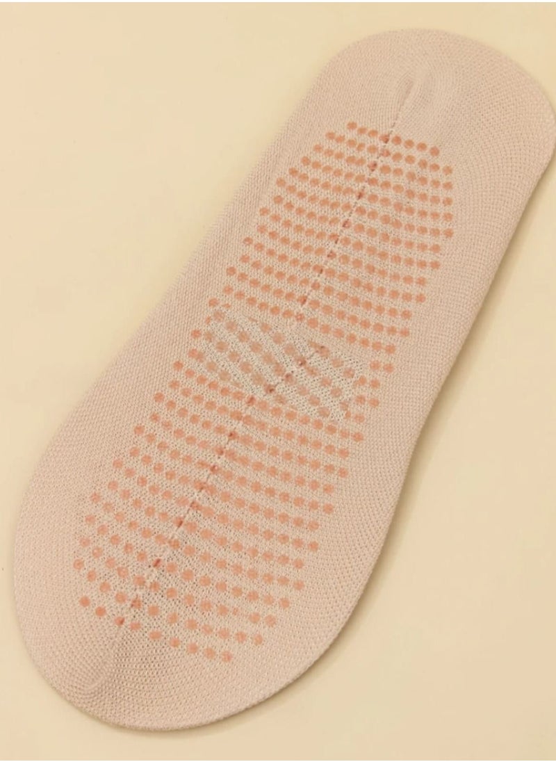 Generic - Plain Invisible Ankle length Socks Total of 10 Pairs, with a Non-Slip Silicone Ggranule Design. - Image 1
