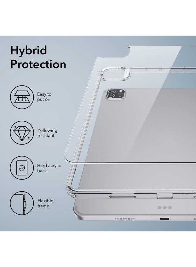 Spigen حافظة لجهاز iPad Pro 12.9، حافظة لجهاز iPad Pro بحجم 12.9 بوصة (2022/2021، الجيل 6/5)، رقيقة وخفيفة الوزن، مقاومة للاصفرار، ظهر صلب، تدعم قلم 2، سلسلة كلاسيكية، شفافة - Image 5