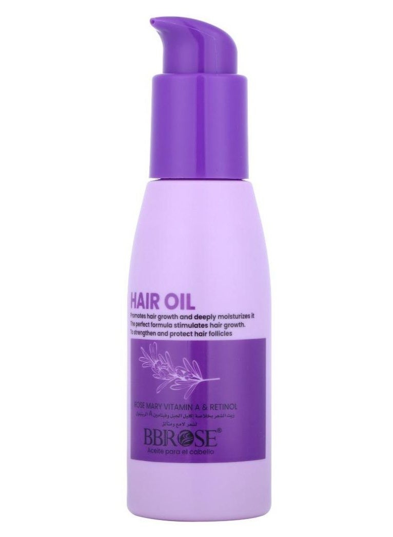 BBROSE Hair Oil  With Rosemary, Vitamin A And Retinol Promotes Hair Growth, Strengthen And Protect Hair Follicles 100ml - Image 1