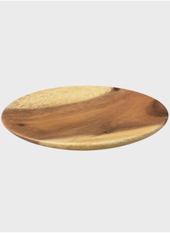 MUJI Acacia Plate, Dia. 19 x H 2 cm  - Image 1