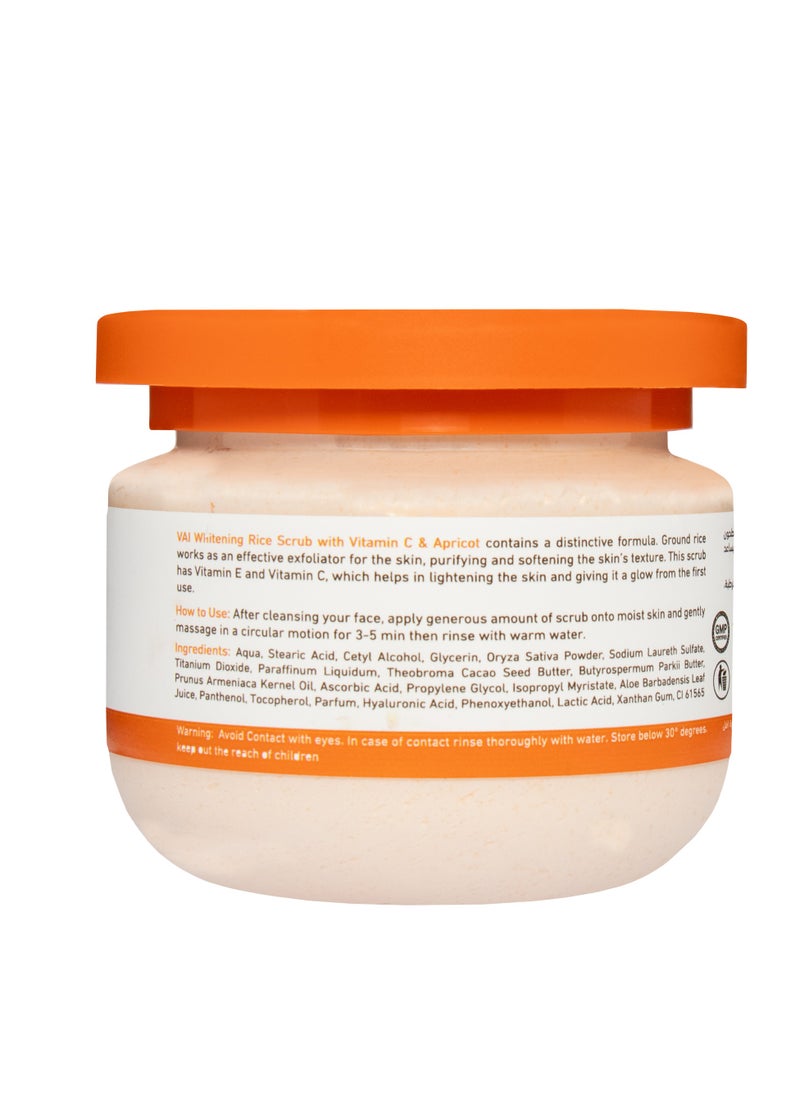 Vai Naturals Rice Scrub with Vitamin C & Apricot – Exfoliating & Brightening Face Scrub with Vitamin E for Glowing Skin - pzsku/ZD69D4E60A87B4C46B546Z/45/_/1739195783/6df736d4-7b61-48a4-a326-f2187c9bcc50