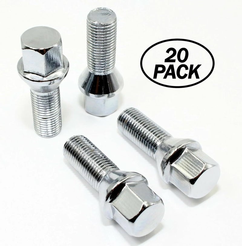 Veritek Performance Chrome Wheel Lug Bolts Set - Image 3