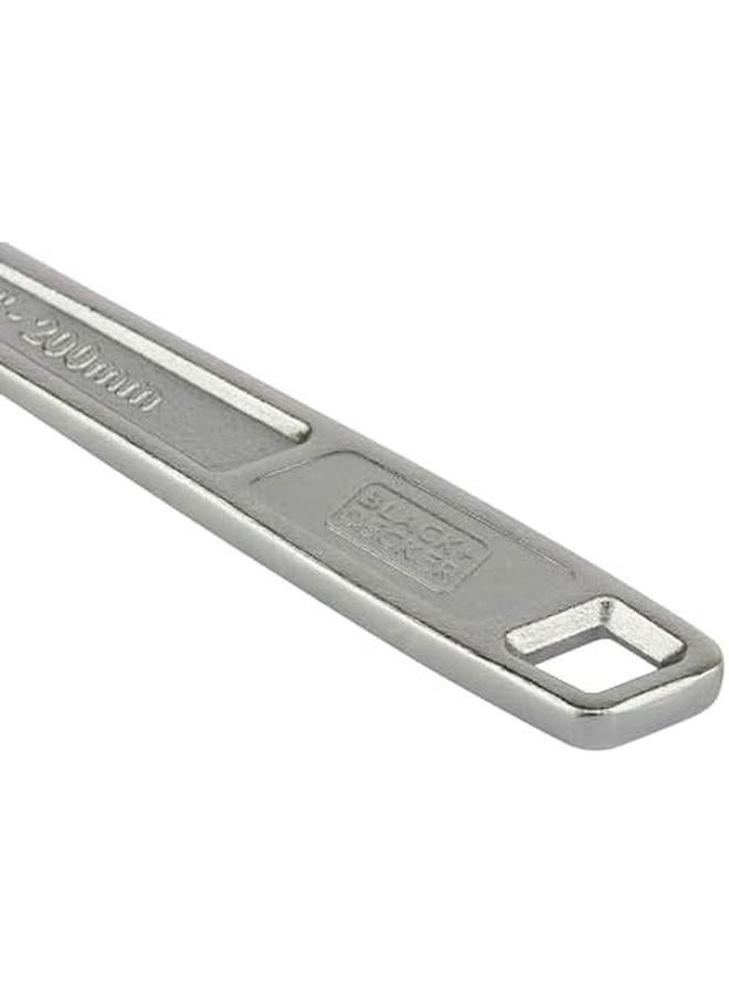 BLACK+DECKER 200Mm Adjustable Steel Wrench Silver Bdht81591 2 Years Warranty - Image 4