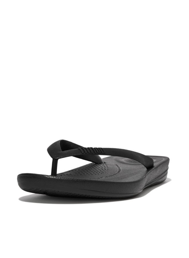 FitFlop 049-817 Fitflop Men Sandals Iqushion Ergonomic Flipflops - Black J80-001  - Image 4