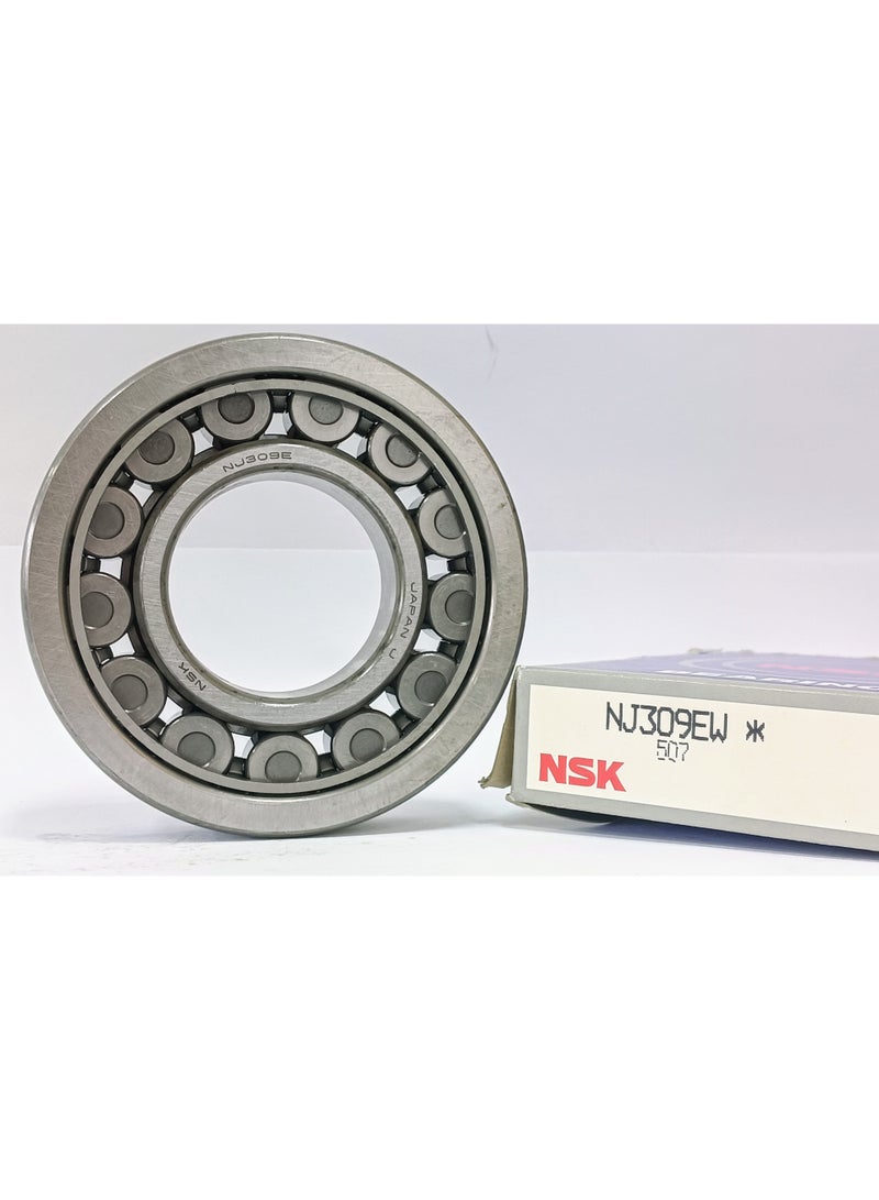 NSK ORIGINAL NSK NJ 309 EW Cylindrical Roller Bearing - 300 Series Medium Load - High Load Capacity - 45x100x25mm - Genuine Made in Japan - Image 2