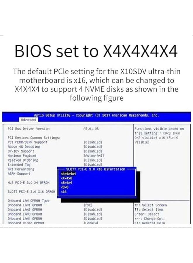 بطاقة محول نصف الارتفاع PCIe X16 SFF8654 4i 8i أسود مكون كمبيوتر ملحق الكمبيوتر الشخصي - Image 3