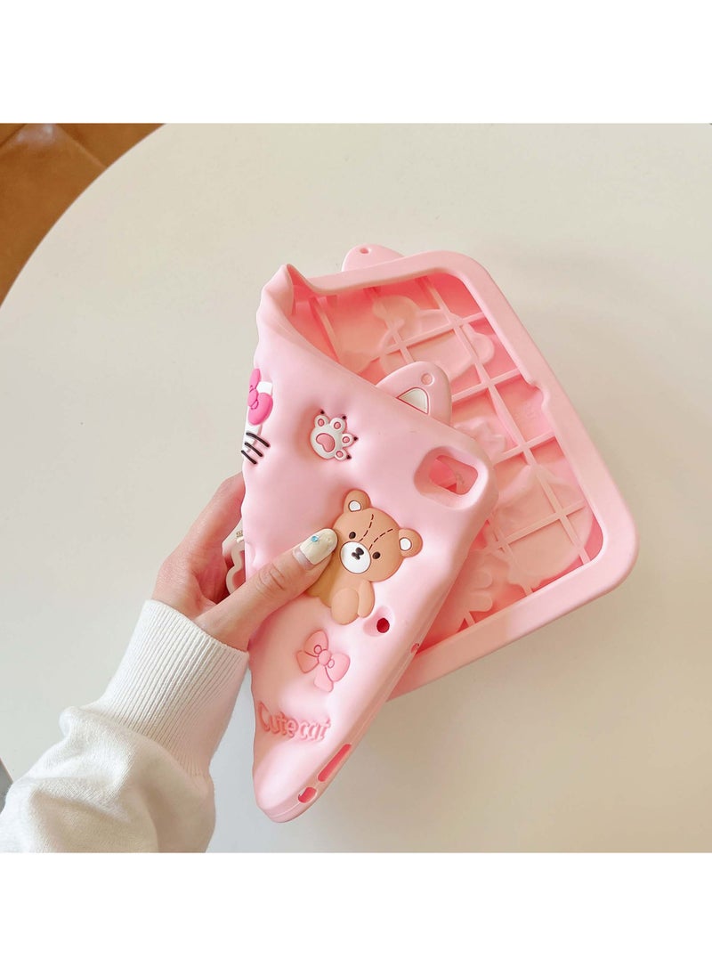 General Child case for iPad 11 inch (A16) 2025, shock-proof sturdy cute cartoon case with built-in holder, perfect gift  - Image 2