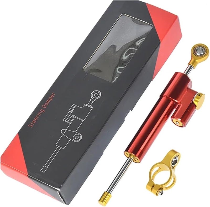 قوس مثبت توجيه عالمي أحمر أسود حامل مثبت مخمد لـ Yamaha MT09 FZ09 2013 2020 Honda PCX160 Suzuki - Image 3