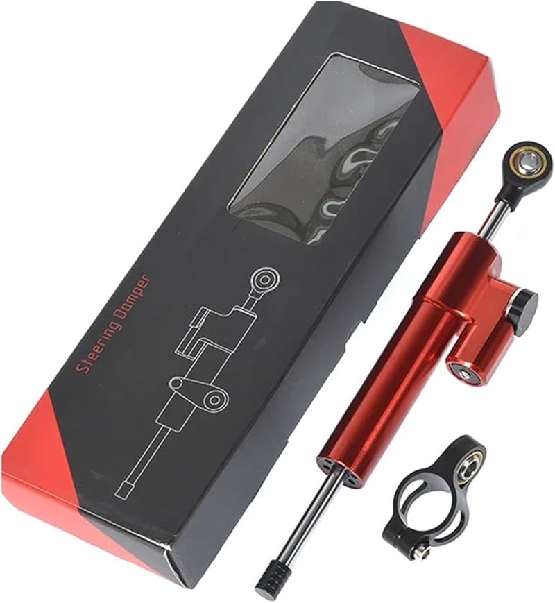 قوس مثبت توجيه عالمي أحمر أسود حامل مثبت مخمد لـ Yamaha MT09 FZ09 2013 2020 Honda PCX160 Suzuki - Image 5