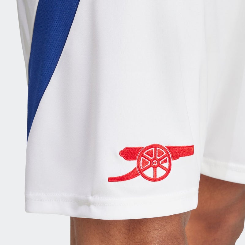 Adidas Men's Arsenal FC Home Shorts - White / Silver - Image 3