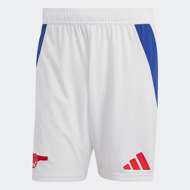 Adidas Men's Arsenal FC Home Shorts - White / Silver - Image 5
