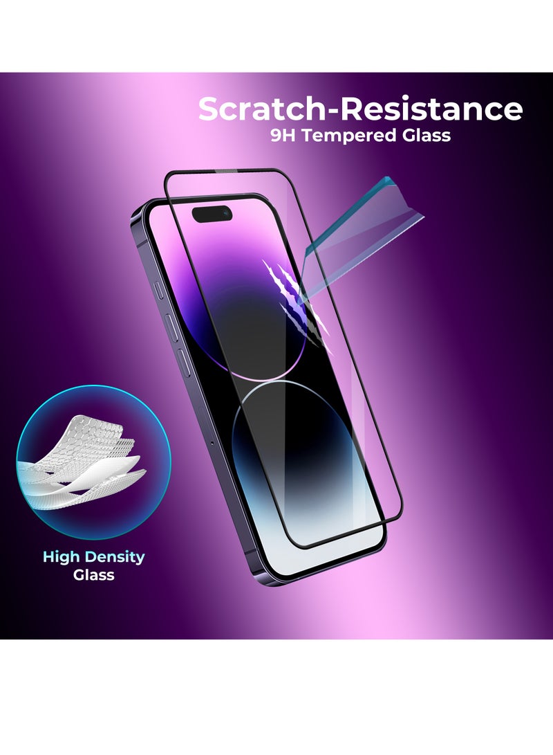 Maxwell Electronics Maxwell 3D Anti-Reflection Screen Protector Compatible with iPhone 14 Pro Max 6.7Inch HD Crystal Clear Screen Protector, Anti-Dust, Anti-Static, Oleophobic Coating, Easy to Install, Smudge Resistant - Image 4