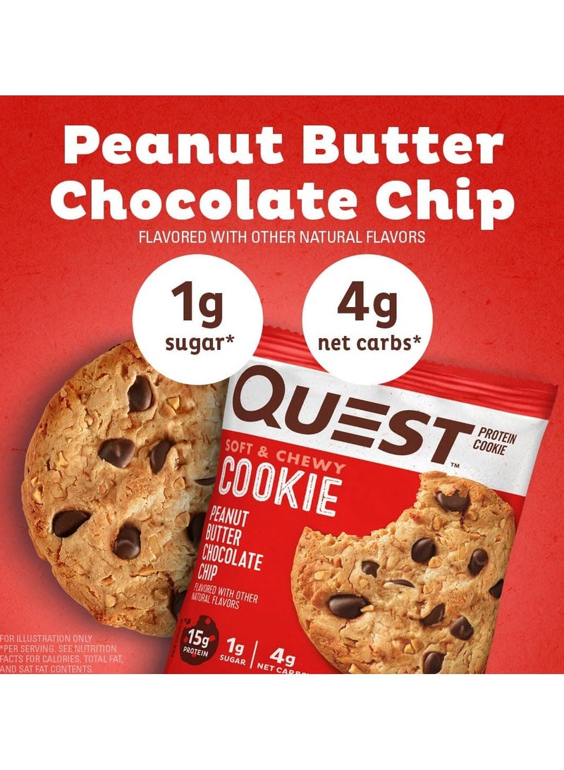 Quest Protein Cookie Peanut Butter Chip 59g Pack of 12 - Image 3