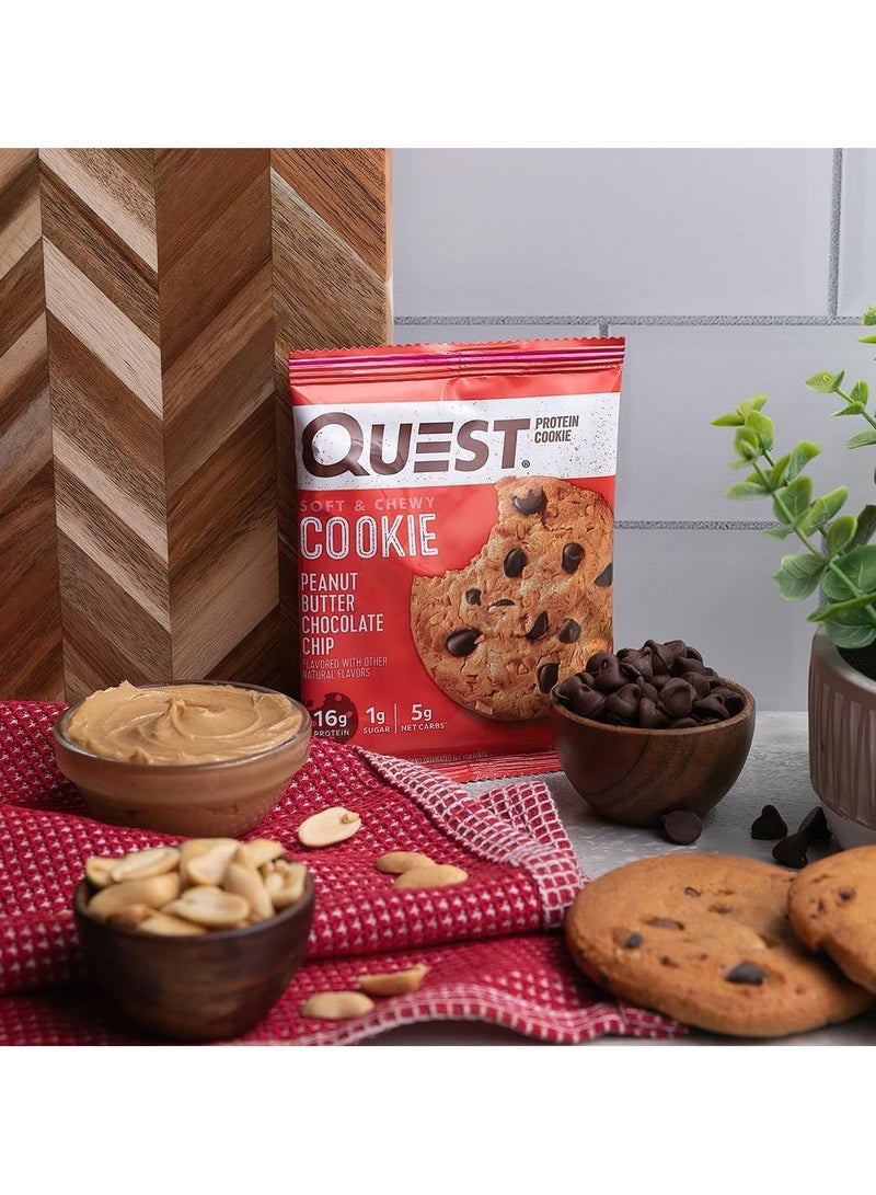Quest Protein Cookie Peanut Butter Chip 59g Pack of 12 - Image 4