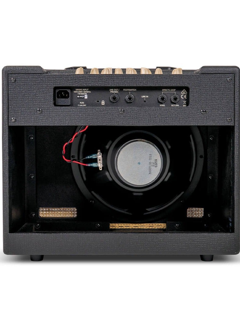 Blackstar Debut 50R 1 x 12" 50-Watt Combo Guitar Amp Black Finish - Image 4