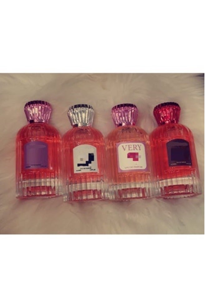 مجموعة 4 عطور فرمونية نسائي 100 مل