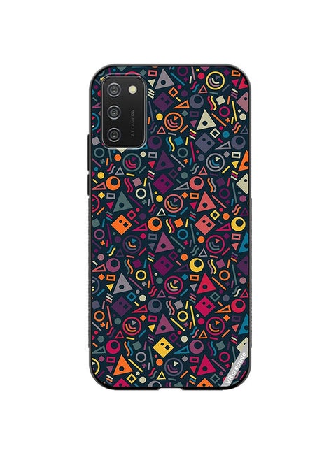 Protective Case Cover For Samsung Galaxy A03s Maxin Pattern Design Multicolour