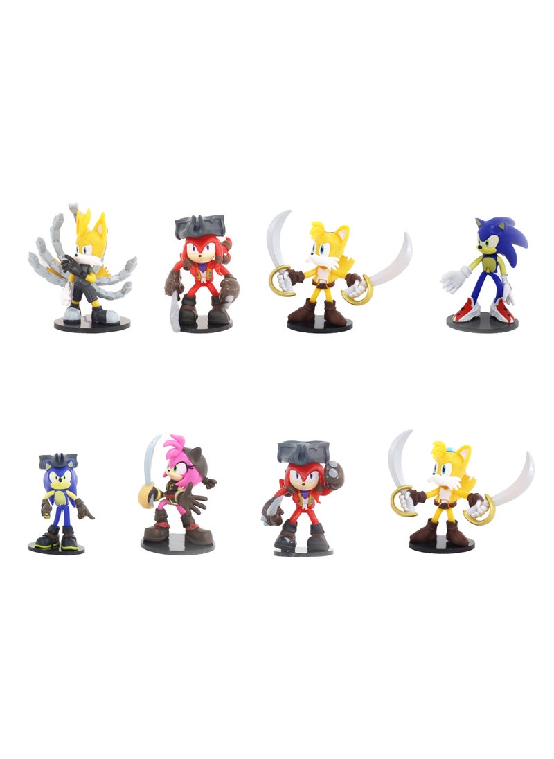 SONIC - Sonic Figure Action 3-Inches, 4-in-1 Pack, Assorted 1 Piece (Style & Color May Vary) | Collectible Figure | Action Figure | Perfect Gift for Kids and Collectors - Image 1