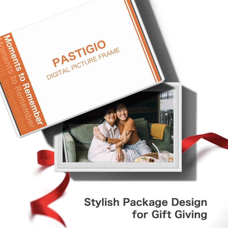 Pastigio Digital Picture Frame WiFi, 10.1 Inch Frameo Digital Photo Frame, 32GB Memory, 1280*800 HD Touch Screen, Auto-Rotate, Share Pictures Videos Instantly, Wedding, Birthday Gifts for Women, Mom, Dad Gifts  - Image 3