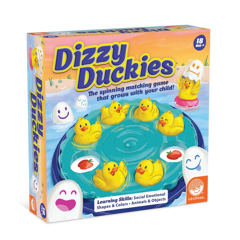 MindWare Dizzy Duckies Early Learning Matching Game - Preschool Game for Toddlers - Image 1