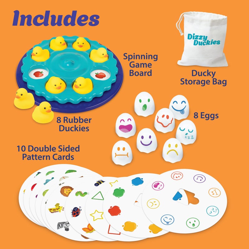 MindWare Dizzy Duckies Early Learning Matching Game - Preschool Game for Toddlers - Image 2