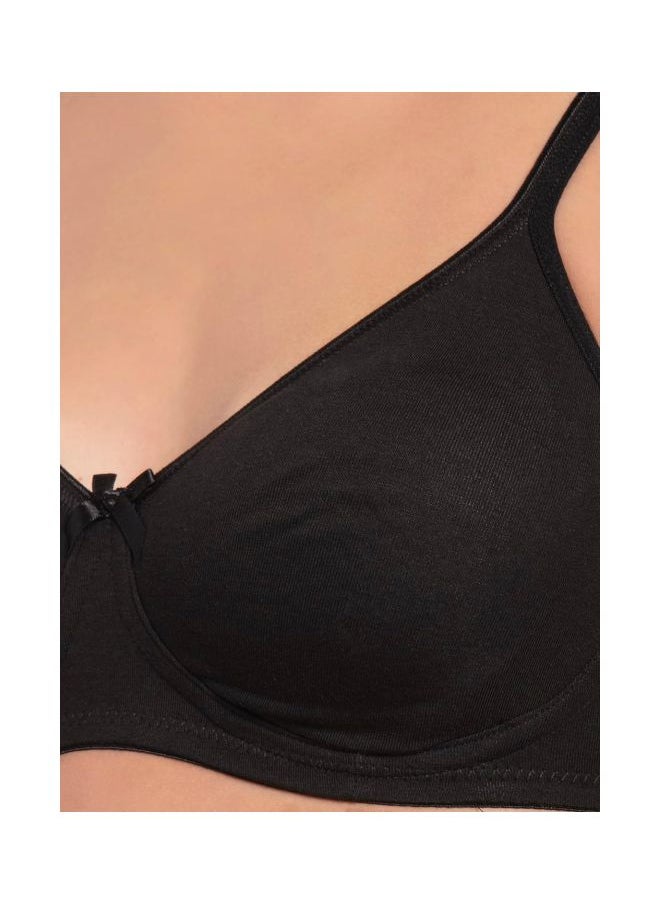 JOCKEY - Jockey 1722 Women Wire free Non Padded Super Combed Cotton Elastane Stretch Medium Coverage Everyday Bra with Concealed Shaper Panel and Adjustable Straps - Image 1