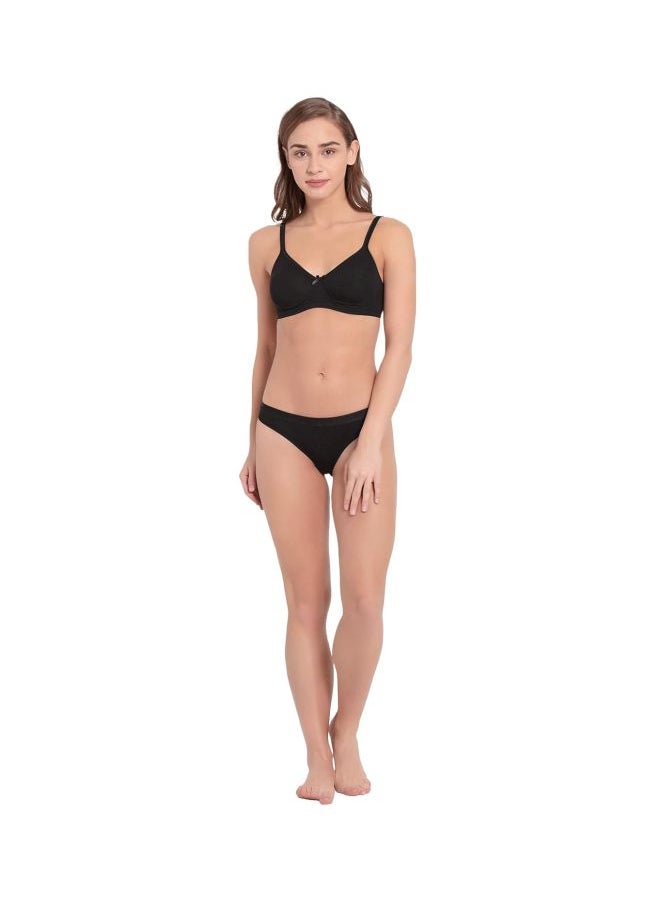 JOCKEY - Jockey 1722 Women Wire free Non Padded Super Combed Cotton Elastane Stretch Medium Coverage Everyday Bra with Concealed Shaper Panel and Adjustable Straps - Image 1