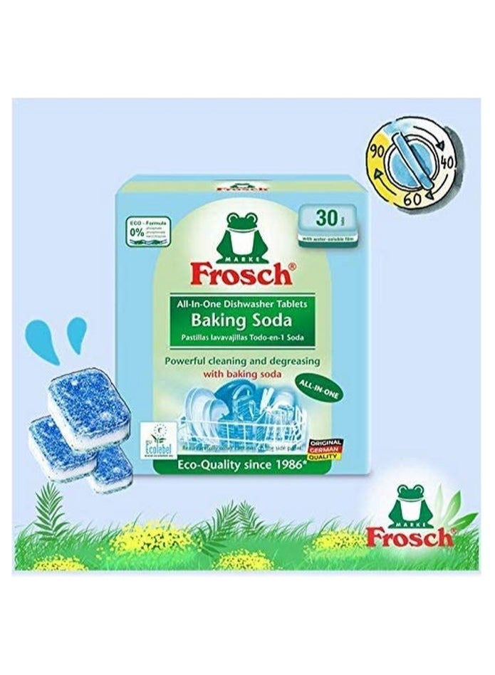 Frosch Baking Soda Automatic Dishwasher 30 Tablets - Image 4