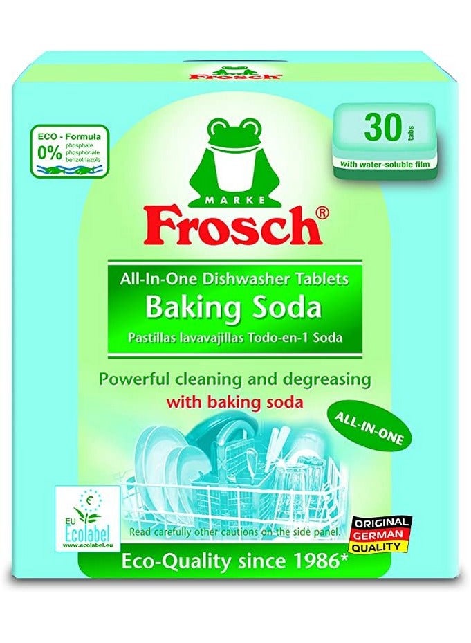 Frosch Baking Soda Automatic Dishwasher 30 Tablets - Image 2