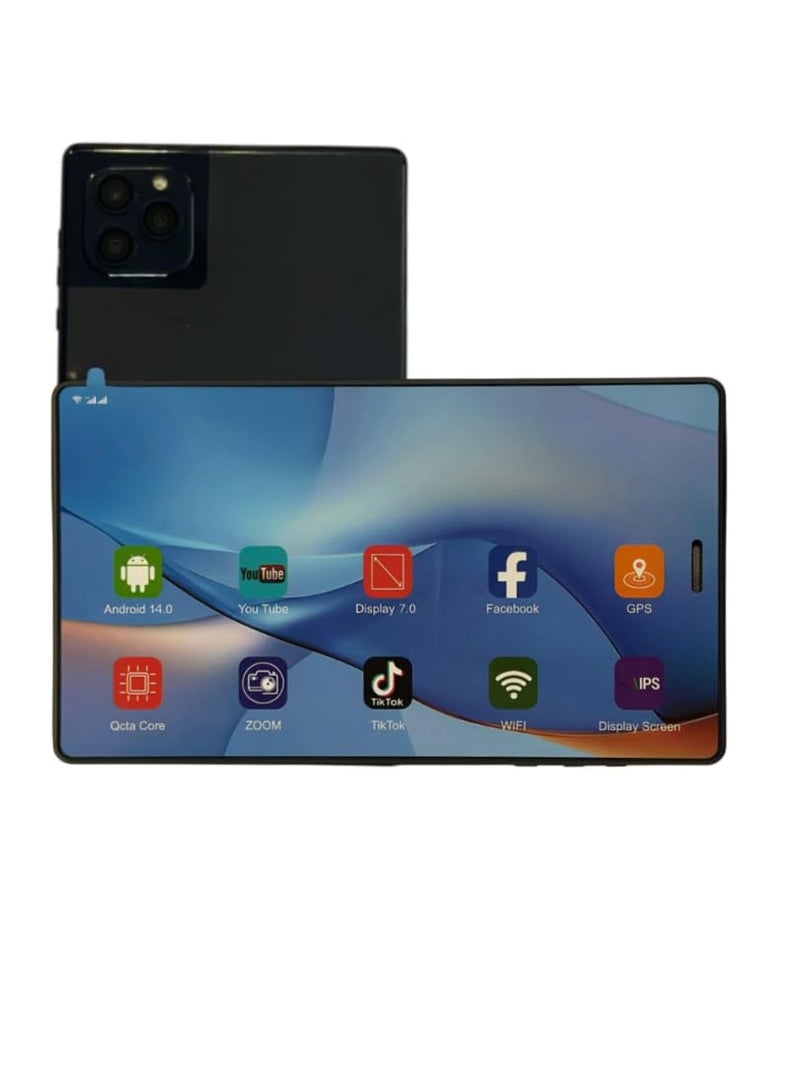 TRADEGATE "Smart B745 Tablet 7 Inch Android 14.0 Dual SIM 4GB RAM 128GB ROM, Quad-Core 64Bit, 2MP Camera, 3200mAh Battery WiFi + Cellular, Kids & Adult Learning Device " - Image 2