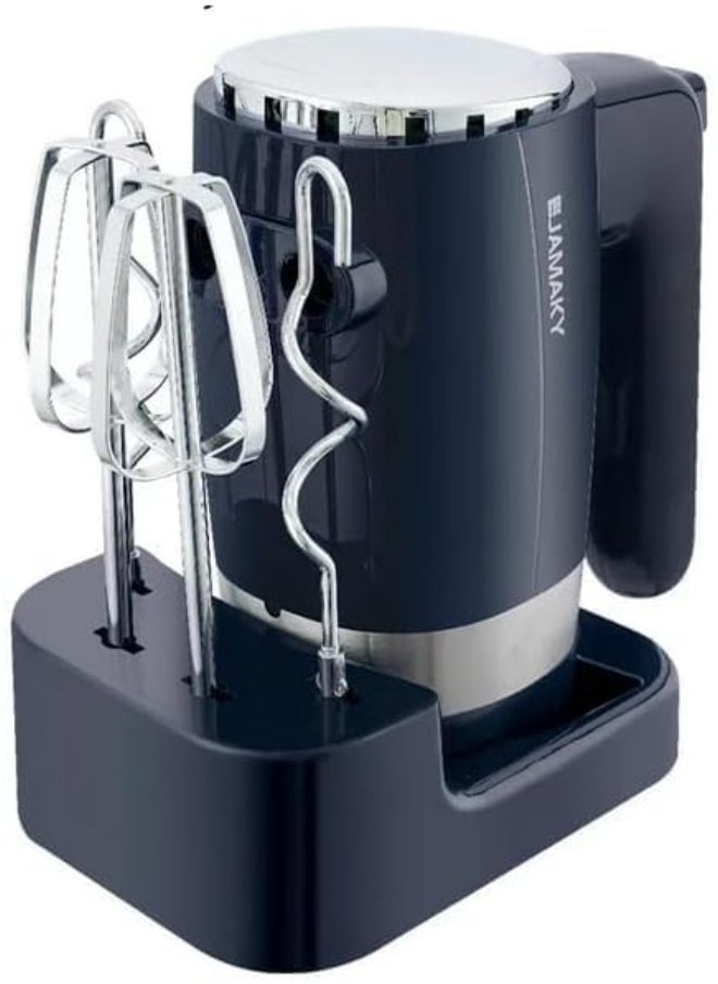JAMAKY Jamaki Electric Egg Beater 600W with Stand, Black - JMK 6001  - Image 1