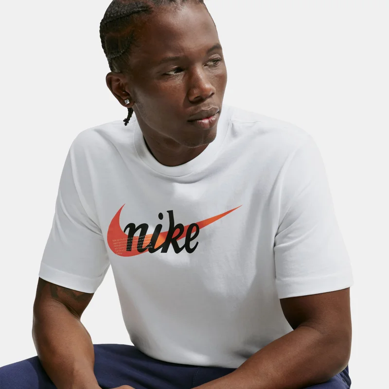 Nike White Men's Sportswear T-Shirt for Men | Best Price UAE