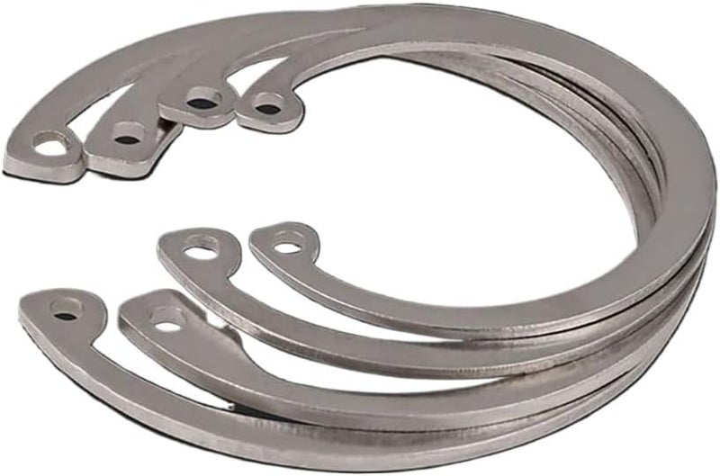 Snap Rings Internal External Retaining Circlips A2 Stainless C-Clip Washers Ring M8 M9 M10 M11 M12 M13-M75(2pcs,M26) - Image 1