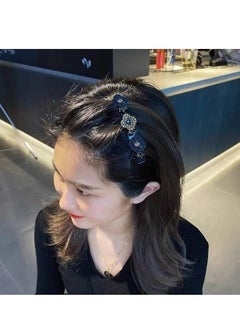Oasisgalore 4 Pcs Sparkling Crystal Stone Braided Hair Clips, Rhinestone Braided Hairpins for Styling and Decoration.  - Image 5