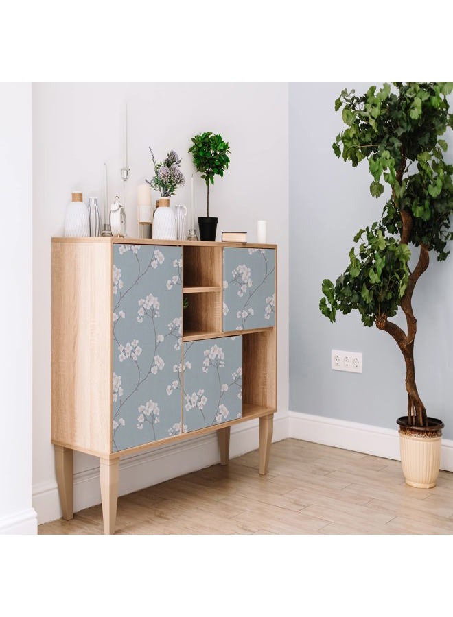 Transform Blossom Blue Peel and Stick Wallpaper - Image 5