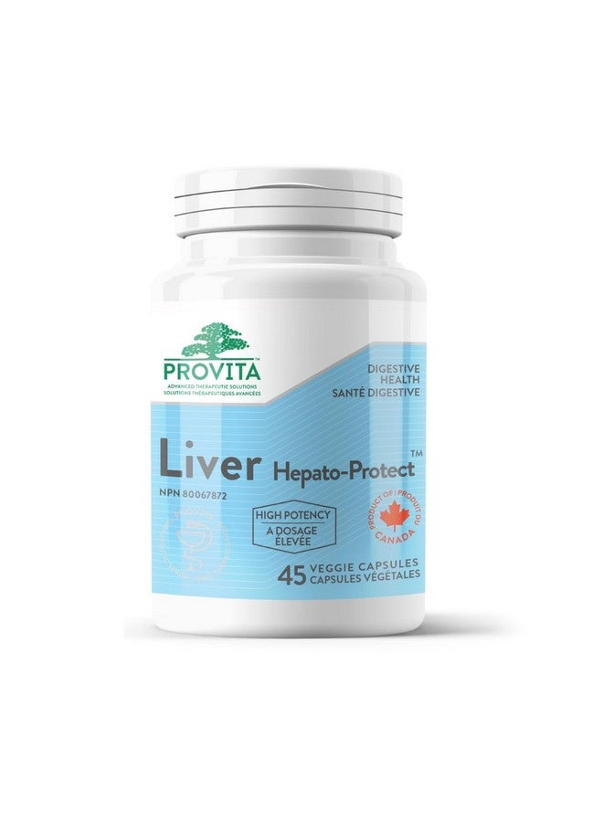 ProVita بروفيتا ليفر هيباتو-بروتيكت™ - تركيبة شاملة لتنظيف وتجديد الكبد - نباتية وغير معدلة وراثيًا (45 كبسولة) - Image 1